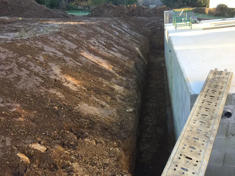 Enfouissement d'une cuve en béton_2321